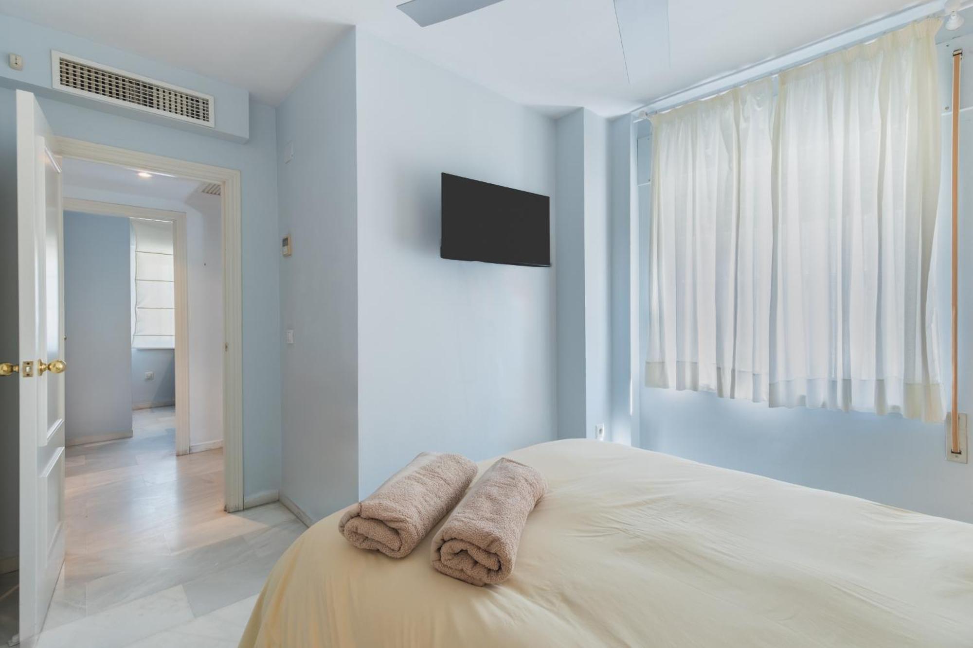 Amplio Y Luminoso Apartamento De 2 Dormitorios Cerca De La Plaza Del Caballo, 헤레스 외부 사진
